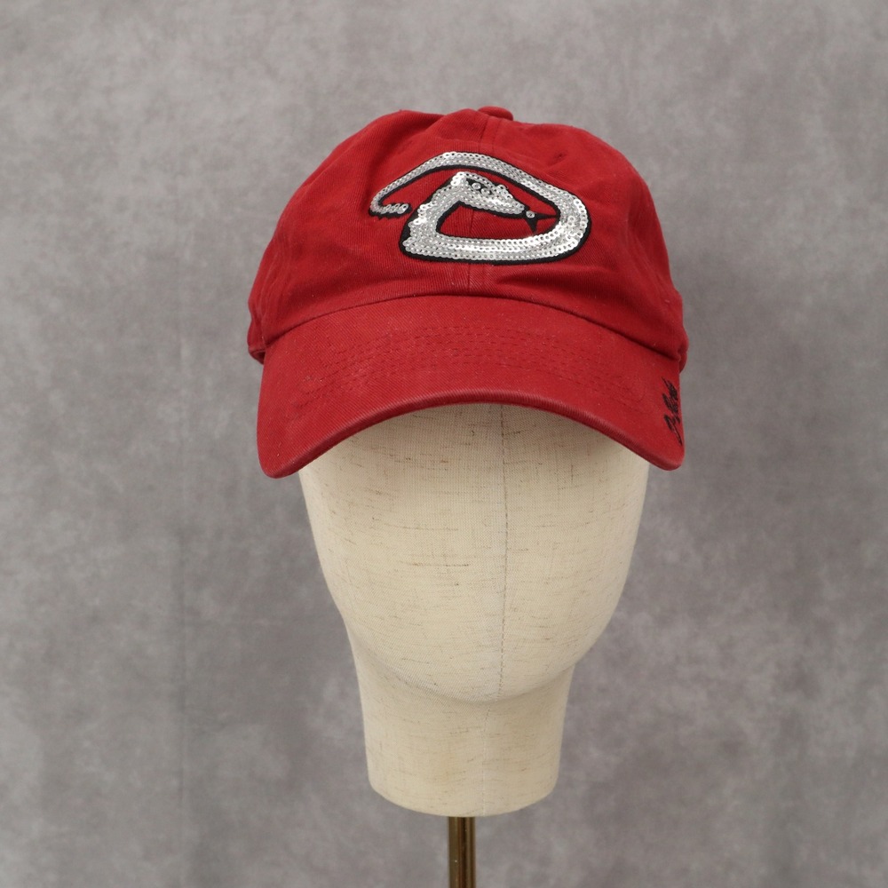 Fan Favorite Arizona Diamondback‎ Sequin Cloth Strap Buckle Baseball Cap Hat